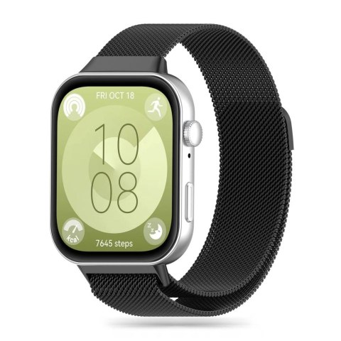 Pasek Tech-Protect MilaneseBand na Huawei Watch Fit 3 - czarny Pasek Tech-Protect MilaneseBand na Huawei Watch Fit 3 - czarny