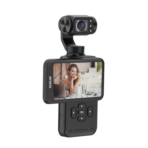Kamera Ordro Pocket M5 z 3-osiowym gimbalem, 5K, do vlogowania i YouTube - czarna