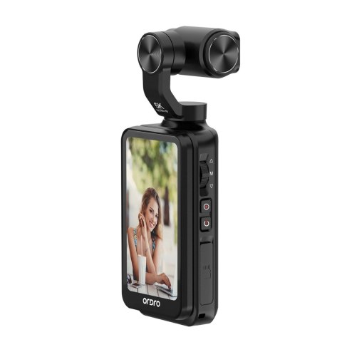 Kamera Ordro Pocket M5 z 3-osiowym gimbalem, 5K, do vlogowania i YouTube - czarna