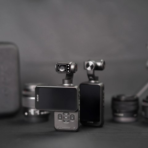 Kamera Ordro Pocket M5 z 3-osiowym gimbalem, 5K, do vlogowania i YouTube - czarna