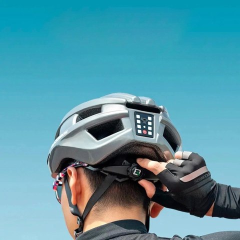 Kask rowerowy Rockbros ZK-013BK z wbudowaną lampką rozmiar uniwersalny 55-60cm - czarny Kask rowerowy Rockbros ZK-013BK z wbudowaną lampką rozmiar uniwersalny 55-60cm - czarny