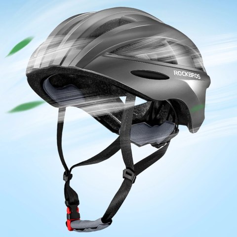 Kask rowerowy Rockbros z wbudowaną lampką - różowy Kask rowerowy Rockbros z wbudowaną lampką - różowy