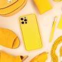 Futerał LEATHER CASE skórzany do IPHONE 14 Pro żółty Futerał LEATHER CASE skórzany do IPHONE 14 Pro żółty