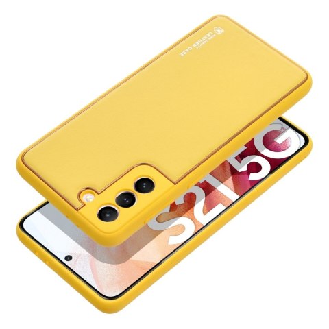 Futerał LEATHER CASE skórzany do SAMSUNG A23 5G żółty Futerał LEATHER CASE skórzany do SAMSUNG A23 5G żółty