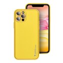 Futerał LEATHER CASE skórzany do SAMSUNG A55 5G żółty
