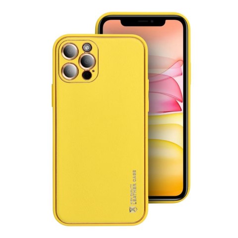Futerał LEATHER CASE skórzany do SAMSUNG A55 5G żółty Futerał LEATHER CASE skórzany do SAMSUNG A55 5G żółty