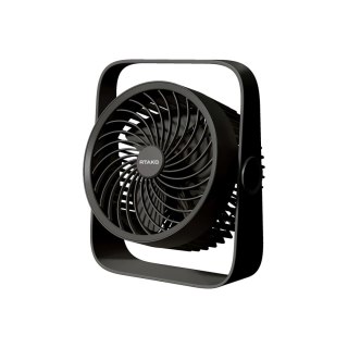 Mini wentylator Rtako WD0Y6S z podwójnym wirnikiem 3600mAh - czarny