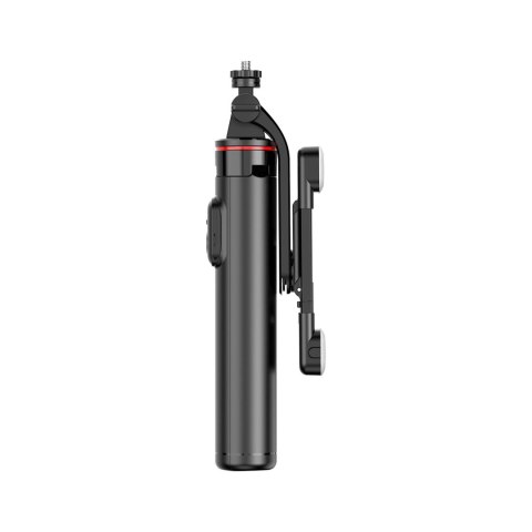 Selfie stick WC13YDS teleskopowy tripod 1.3m z podwójną lampą i uchwytem na telefon - czarny Selfie stick WC13YDS teleskopowy tripod 1.3m z podwójną lampą i uchwytem na telefon - czarny