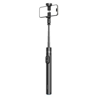 Selfie stick Wozinsky WRZP1 z automatycznie rozkładanymi nóżkami, funkcja statywu, 1,7m - czarny
