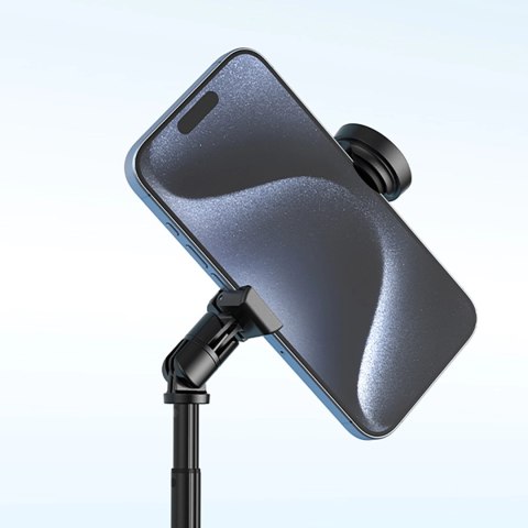 Selfie stick Wozinsky WRZP1 z automatycznie rozkładanymi nóżkami, funkcja statywu, 1,7m - czarny