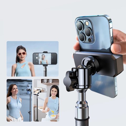 Statyw trójnożny Wozinsky WRLD-00Y1S tripod wytrzymały statyw ze stali węglowej 1.7m matowy - czarny Statyw trójnożny Wozinsky WRLD-00Y1S tripod wytrzymały statyw ze stali węglowej 1.7m matowy - czarny