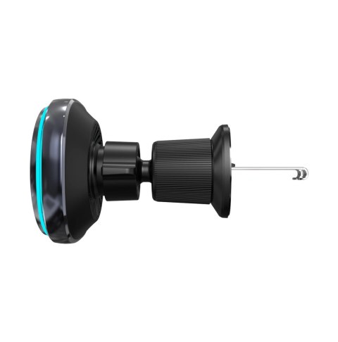 Uchwyt samochodowy Wozinsky WCT5-Q6S2Y z ładowarką indukcyjną Qi/MagSafe 15W na kratkę wentylacji z wentylatorem - czarny Uchwyt samochodowy Wozinsky WCT5-Q6S2Y z ładowarką indukcyjną Qi/MagSafe 15W na kratkę wentylacji z wentylatorem - czarny