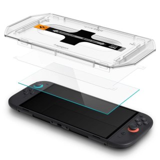 Szkło hartowane Spigen Glas.Tr "EZ FIT" 2-pack na Nintendo Switch 2 - przezroczyste