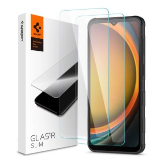 Szkło hartowane Spigen Glas.tR Slim 2-pack na Samsung Galaxy Xcover 7 / 7 Pro - przezroczyste