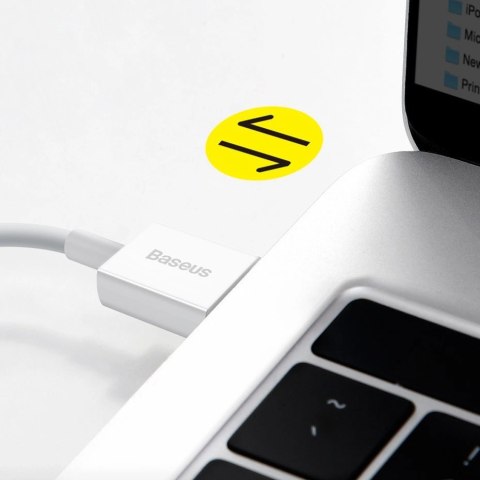 Baseus Superior kabel USB - Lightning 2,4A 1 m Niebieski (CALYS-A03)