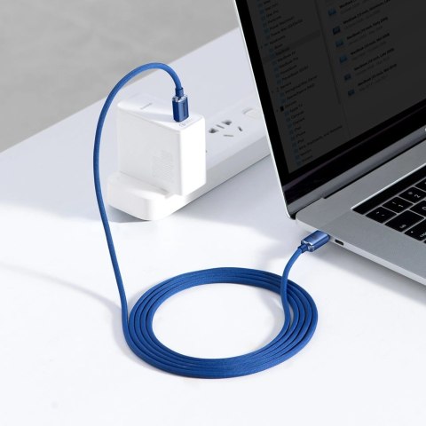 Kabel Baseus CAJY000703 USB-C - USB-C PD 100W 480Mb/s 2m - niebieski