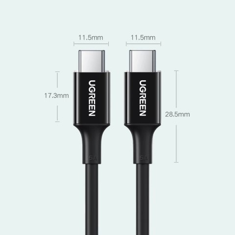 Kabel Ugreen US300 USB-C - USB-C PD QC FCP 100W 5A 480Mb/s 2m - biały