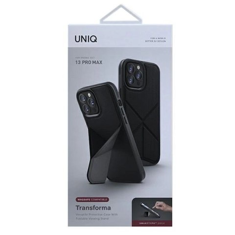 Etui UNIQ Transforma MagSafe na iPhone 13 Pro Max - czarne