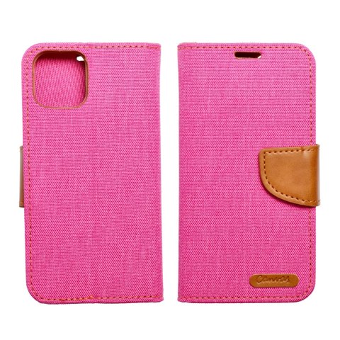 Kabura CANVAS Book do SAMSUNG A14 4G / A14 5G różowy
