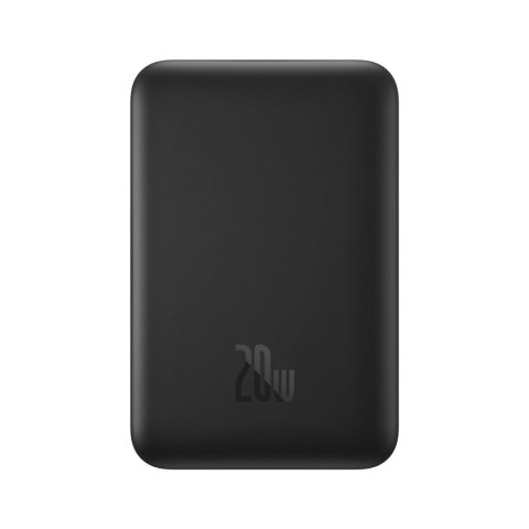 Baseus Magnetic Mini powerbank z ładowaniem indukcyjnym MagSafe 15W / szybkie ładowanie PD QC 20W 10000mAh czarny (Overseas Edit