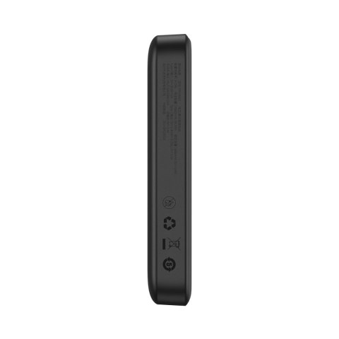 Baseus Magnetic Mini powerbank z ładowaniem indukcyjnym MagSafe 15W / szybkie ładowanie PD QC 20W 10000mAh czarny (Overseas Edit