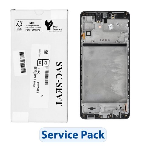 ServicePack Wyświetlacz LCD do SAMSUNG M51 M515F GH82-23568A ServicePack Wyświetlacz LCD do SAMSUNG M51 M515F GH82-23568A