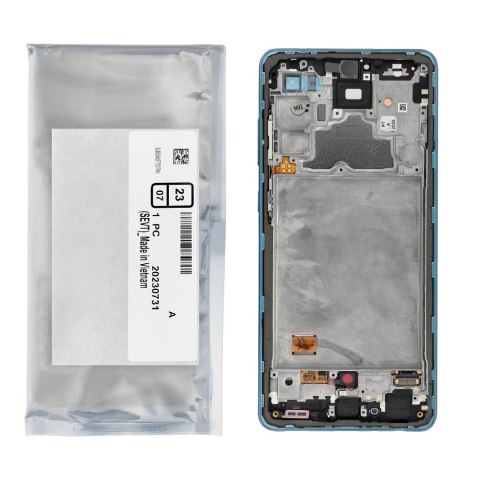 ServicePack Wyświetlacz LCD do SAMSUNG A72 A725F GH82-25460B Blue