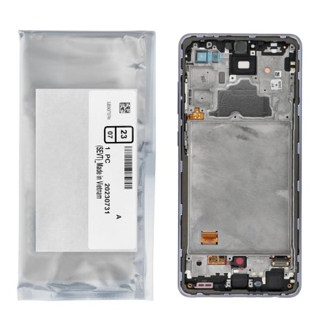 ServicePack Wyświetlacz LCD do SAMSUNG A72 A725F GH82-25460C Purple ServicePack Wyświetlacz LCD do SAMSUNG A72 A725F GH82-25460C Purple