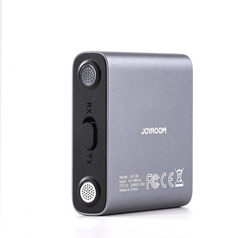 Transmiter Joyroom JR-CB2 Bluetooth AUX do samochodu, telewizora - szary