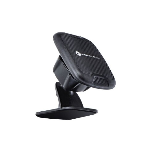 Uchwyt na telefon do samochodu magnetyczny Forcell F-Grip Carbon H-CT322 do deski czarny