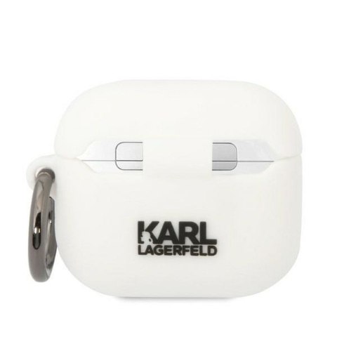 KARL LAGERFELD futerał do APPLE Airpods 3 KLA3RUNIKH (3D Sil NFT Karl) biały