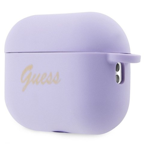 GUESS futerał do APPLE AirPods Pro 2 (2022 / 2023) GUAP2LSCHSU (Silicone Charm Heart Collection) fioletowy GUESS futerał do APPLE AirPods Pro 2 (2022 / 2023) GUAP2LSCHSU (Silicone Charm Heart Collection) fioletowy