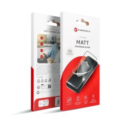 Szkło hartowane iPhone 12 / 12 PRO Forcell Matt Glass czarne