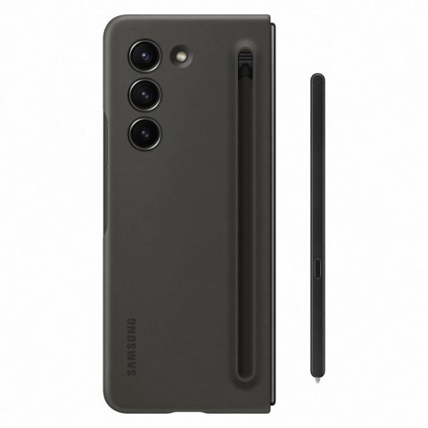 Zestaw etui silikonowe do Samsung Galaxy Z Fold 5 Slim Case + ładowarka sieciowa USB C 25W - czarny