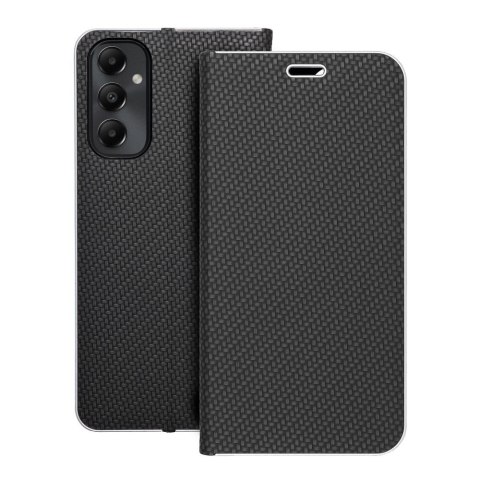 Kabura LUNA Book Carbon do SAMSUNG A05s czarny Kabura LUNA Book Carbon do SAMSUNG A05s czarny