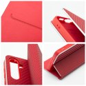 Kabura LUNA Book Carbon do SAMSUNG A13 4G czerwony