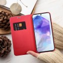 Kabura LUNA Book Carbon do SAMSUNG A13 4G czerwony
