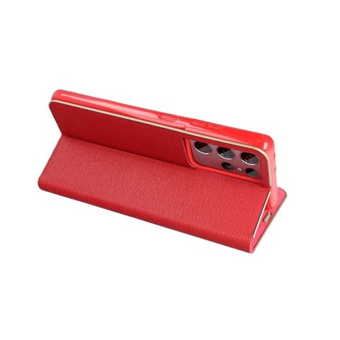 Kabura LUNA Book Gold do XIAOMI Redmi Note 10 5G / Poco M3 Pro / Poco M3 Pro 5G czerwony Kabura LUNA Book Gold do XIAOMI Redmi Note 10 5G / Poco M3 Pro / Poco M3 Pro 5G czerwony