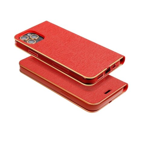 Kabura LUNA Book Gold do XIAOMI Redmi Note 10 5G / Poco M3 Pro / Poco M3 Pro 5G czerwony Kabura LUNA Book Gold do XIAOMI Redmi Note 10 5G / Poco M3 Pro / Poco M3 Pro 5G czerwony