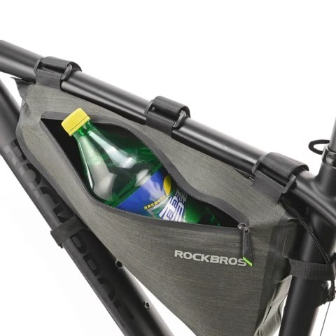 Torba Rockbros AS-017 rowerowa na ramę 5 l - ciemnozielona
