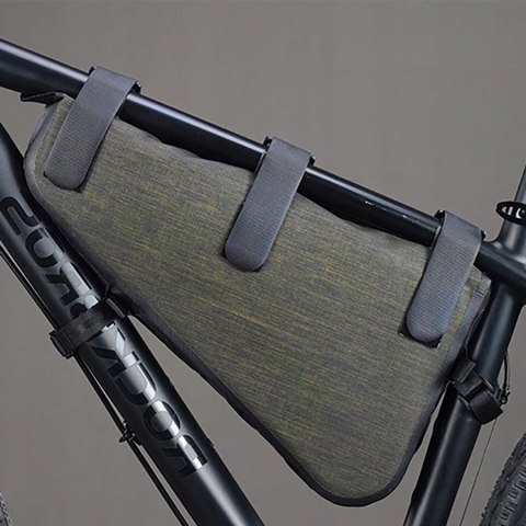 Torba Rockbros AS-017 rowerowa na ramę 5 l - ciemnozielona
