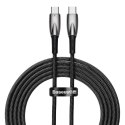 BASEUS kabel Typ C do Typ C PD 100W Glimmer CADH000801 2 m czarny
