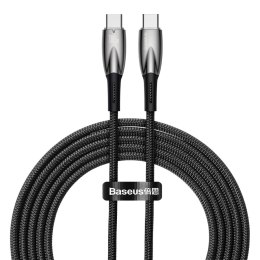 BASEUS kabel Typ C do Typ C PD 100W Glimmer CADH000801 2 m czarny