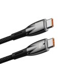 BASEUS kabel Typ C do Typ C PD 100W Glimmer CADH000801 2 m czarny