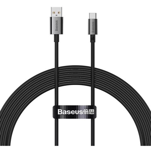 BASEUS kabel USB A do Typ C PD 6A 100W P10320102114-02 2 m czarny