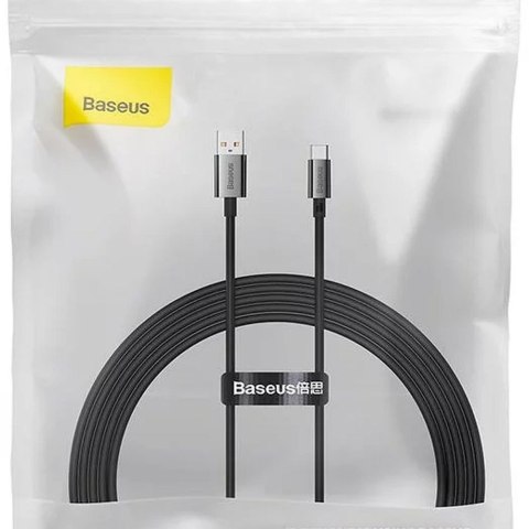 BASEUS kabel USB A do Typ C PD 6A 100W P10320102114-02 2 m czarny BASEUS kabel USB A do Typ C PD 6A 100W P10320102114-02 2 m czarny