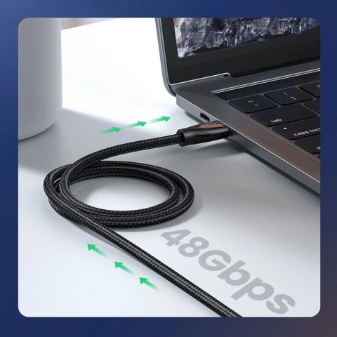 Kabel Ugreen HD140 80401 HDMI 2.1 / HDMI 2.1 1m - czarny