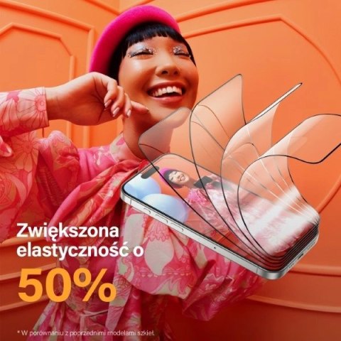Szkło PanzerGlass Re:fresh Glass na iPhone 15 z pozycjonerem