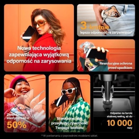 Szkło hartowane PanzerGlass Ultra-Wide Fit z filtrem odblasków i niebieskiego światła z pozycjonerem na iPhone 15 Plus