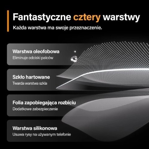 Szkło hartowane PanzerGlass Ultra-Wide Fit z filtrem odblasków i niebieskiego światła z pozycjonerem na iPhone 15 Plus